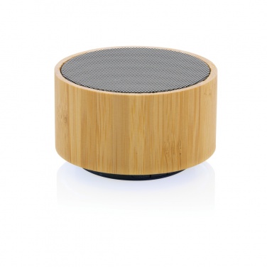 Logotrade promotional items photo of: RCS recycled plastic and bamboo 3W wireless speaker