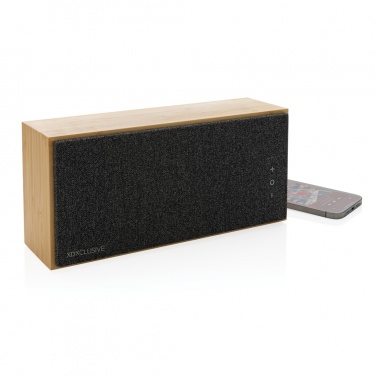 Logo trade promotional gift photo of: Wynn 20W bamboo wireless speaker