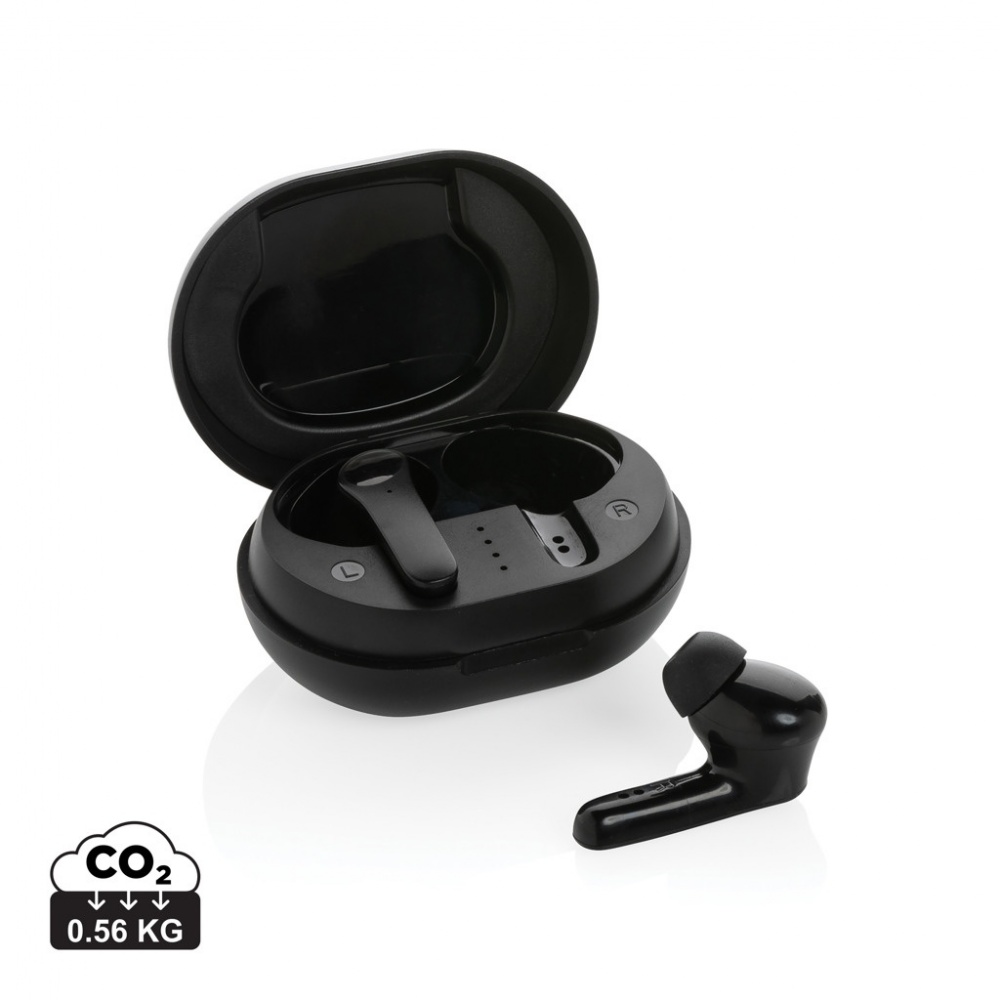 Logotrade business gift image of: RCS standard recycled plastic TWS earbuds