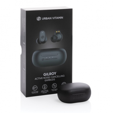 Logo trade advertising products picture of: Urban Vitamin Gilroy hybrid ANC and ENC earbuds