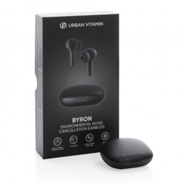 Logo trade promotional gifts image of: Urban Vitamin Byron ENC earbuds