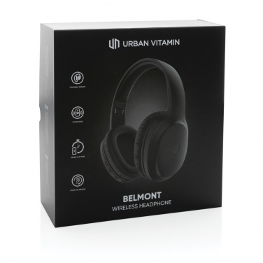 Logo trade promotional merchandise picture of: Urban Vitamin Belmont wireless headphone