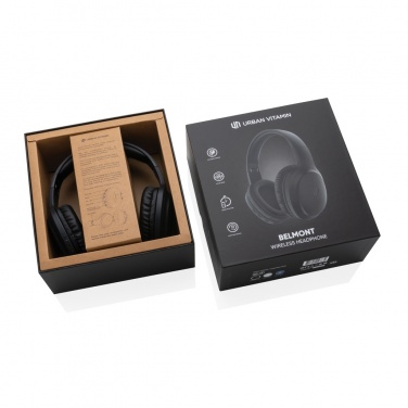 Logo trade promotional merchandise image of: Urban Vitamin Belmont wireless headphone