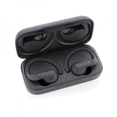 Logo trade promotional giveaway photo of: Urban Vitamin Pacifica RCS rplastic earbuds