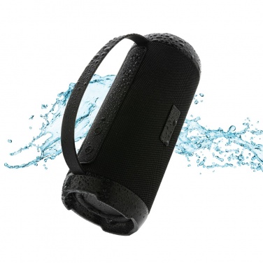 Logo trade promotional gifts picture of: RCS recycled plastic Soundboom waterproof 6W speaker