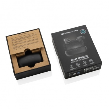 Logotrade corporate gift picture of: Urban Vitamin Palm Springs RCS rplastic ENC earbuds