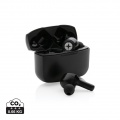 RCS recycled plastic Swiss Peak ANC TWS earbuds, black