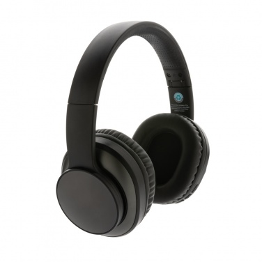 Logo trade promotional giveaway photo of: Terra RCS recycled aluminium wireless headphone