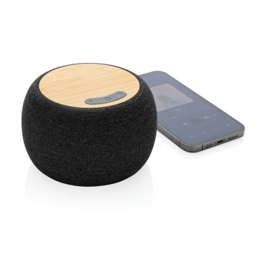 Logotrade advertising product picture of: RCS Rplastic/PET and bamboo 5W speaker