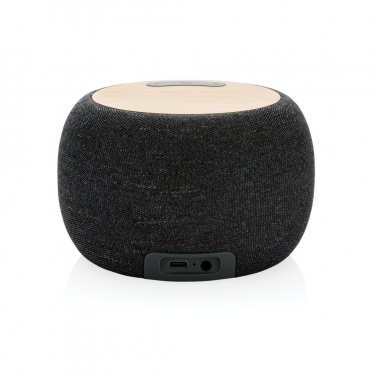 Logotrade promotional merchandise picture of: RCS Rplastic/PET and bamboo 5W speaker