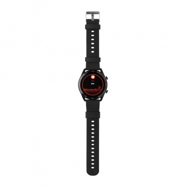 Logo trade corporate gifts image of: RCS recycled TPU Fit Watch round