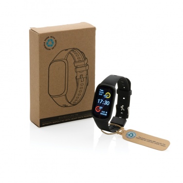 Logotrade promotional giveaway image of: RCS recycled TPU  activity watch 1.47'' screen with HR