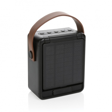 Logotrade advertising products photo of: Skywave RCS recycled plastic solar speaker 12W