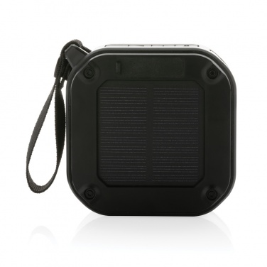 Logotrade promotional items photo of: 3W RCS recycled plastic wireless sunwave solar speaker