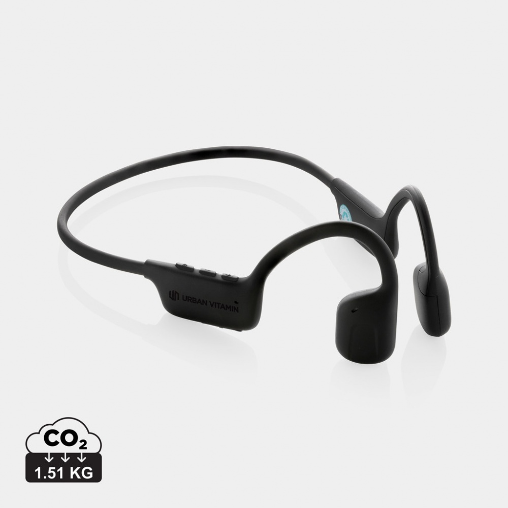 Logotrade promotional gift image of: Urban Vitamin Glendale RCS rplastic air conductive headphone