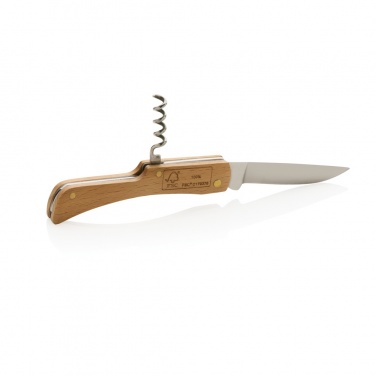 Logotrade promotional giveaways photo of: Wooden knife with bottle opener