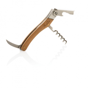 Logo trade promotional gifts picture of: Wooden Corkscrew