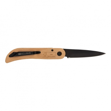 Logo trade corporate gifts image of: Nemus Luxury Wooden knife with lock