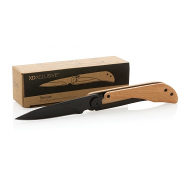 Logotrade promotional merchandise photo of: Nemus Luxury Wooden knife with lock