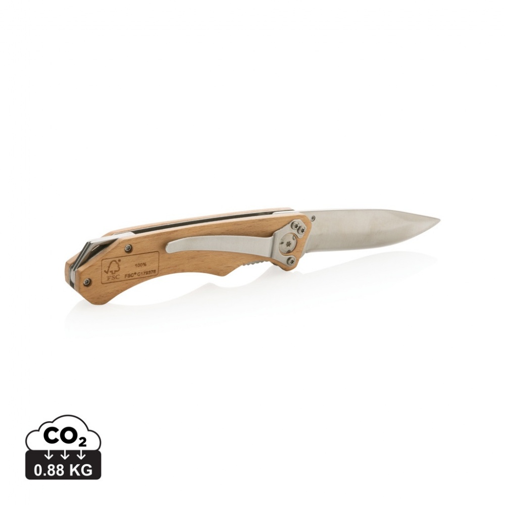 Logotrade promotional items photo of: Wooden outdoor knife