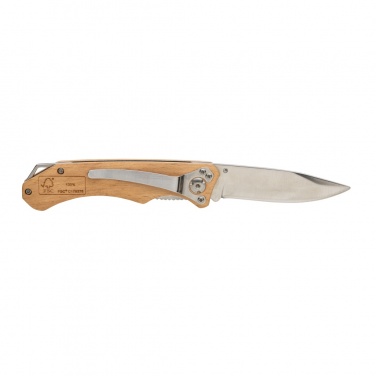 Logotrade promotional giveaways photo of: Wooden outdoor knife