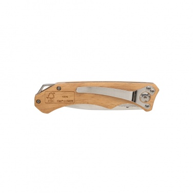 Logo trade advertising products image of: Wooden outdoor knife