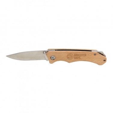 Logotrade promotional giveaways photo of: Wooden outdoor knife