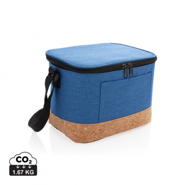 Logotrade advertising products photo of: Two tone cooler bag with cork detail