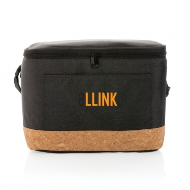 Logotrade promotional items photo of: Impact AWARE™ XL RPET two tone cooler bag with cork detail