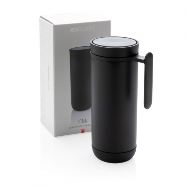 Logo trade promotional gifts image of: Clik leak proof travel mug