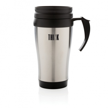 Logo trade promotional giveaways picture of: Stainless steel mug