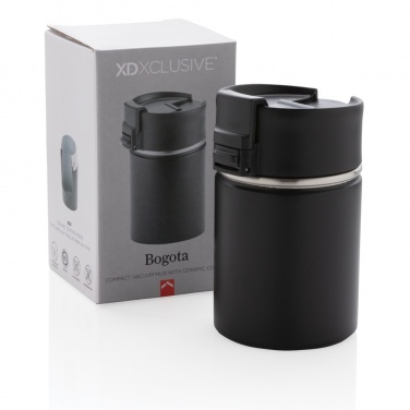 Logo trade promotional items image of: Bogota compact vacuum mug with ceramic coating