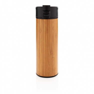 Logotrade corporate gift picture of: Bogota vacuum bamboo coffee mug