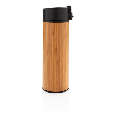 Logo trade corporate gift photo of: Bogota vacuum bamboo coffee mug