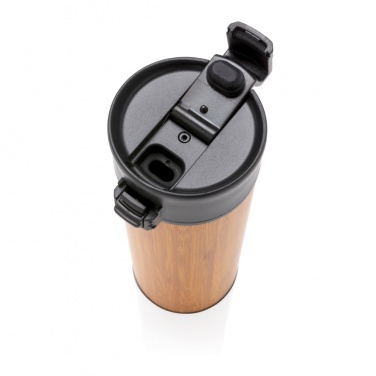 Logotrade corporate gift image of: Bogota vacuum bamboo coffee mug