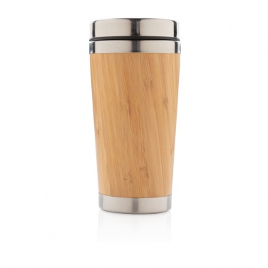 Logo trade promotional giveaways image of: Bamboo tumbler