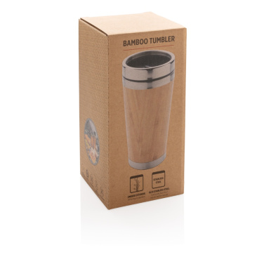 Logo trade promotional merchandise photo of: Bamboo tumbler