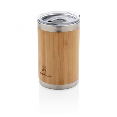 Logo trade advertising products picture of: Bamboo coffee to go tumbler