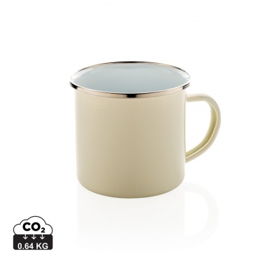 Logo trade corporate gifts picture of: Vintage enamel mug