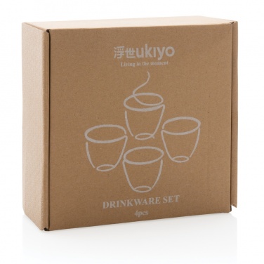 Logotrade corporate gift image of: Ukiyo 4pcs drinkware set