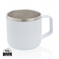 Stainless steel camp mug, white