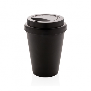 Logo trade promotional items image of: Reusable double wall coffee cup 300ml