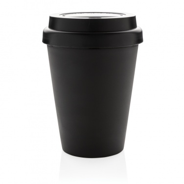 Logo trade promotional gift photo of: Reusable double wall coffee cup 300ml