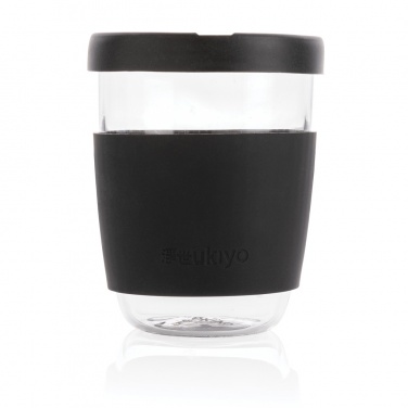 Logotrade promotional products photo of: Ukiyo borosilicate glass with silicone lid and sleeve