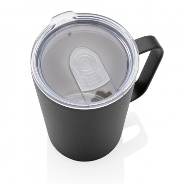 Logotrade advertising product image of: RCS Recycled stainless steel modern vacuum mug with lid