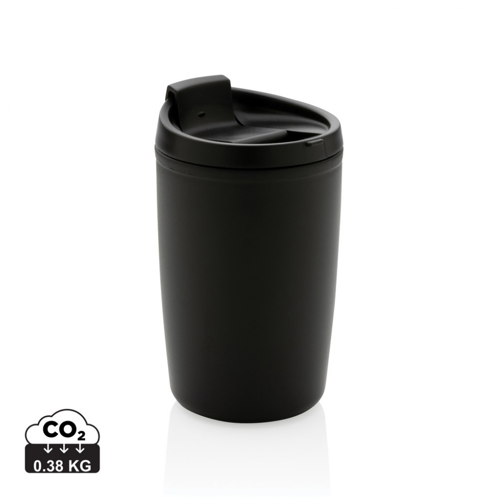 Logo trade promotional items image of: GRS Recycled PP tumbler with flip lid