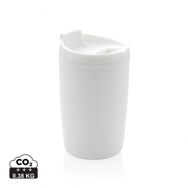 Logo trade promotional merchandise photo of: GRS Recycled PP tumbler with flip lid