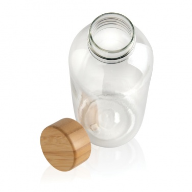 Logo trade promotional gifts image of: RCS RPET bottle with bamboo lid