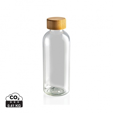 Logotrade promotional gift picture of: RCS RPET bottle with bamboo lid