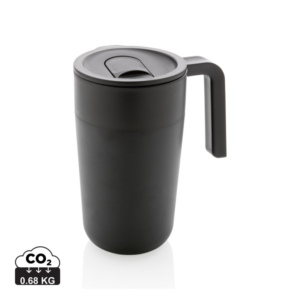 Logotrade corporate gifts photo of: GRS Recycled PP and SS mug with handle